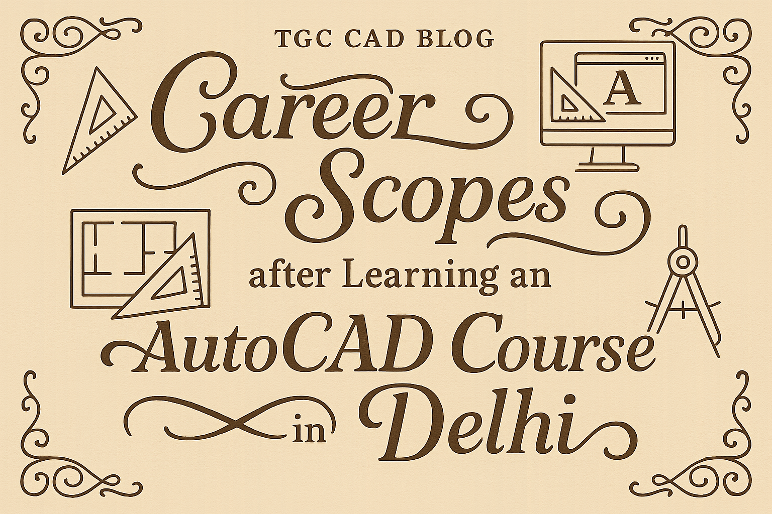 Career Scopes after Learning an AutoCAD Course in Delhi